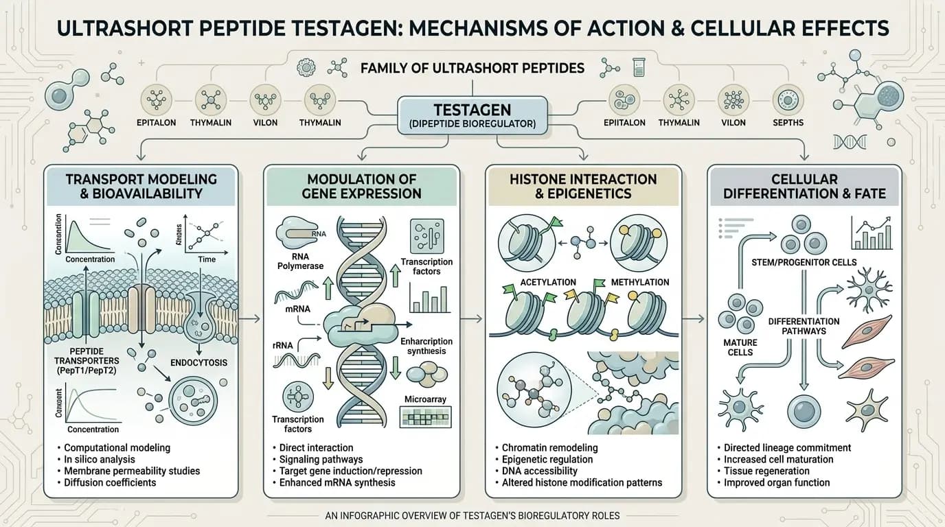 Testagen in Ultrashort Peptide Research testagen mapped within ultrashort peptide research topics