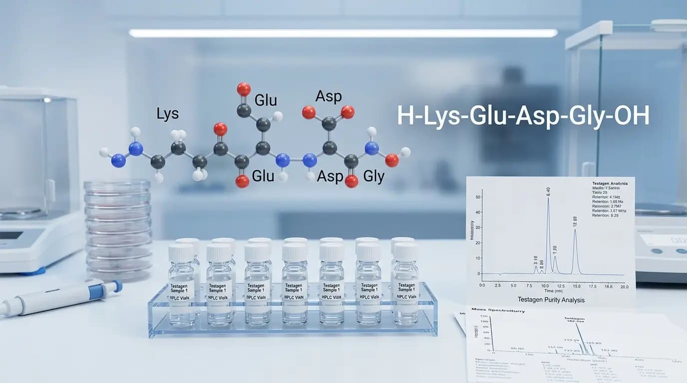 testagen structure and research overview in a laboratory setting