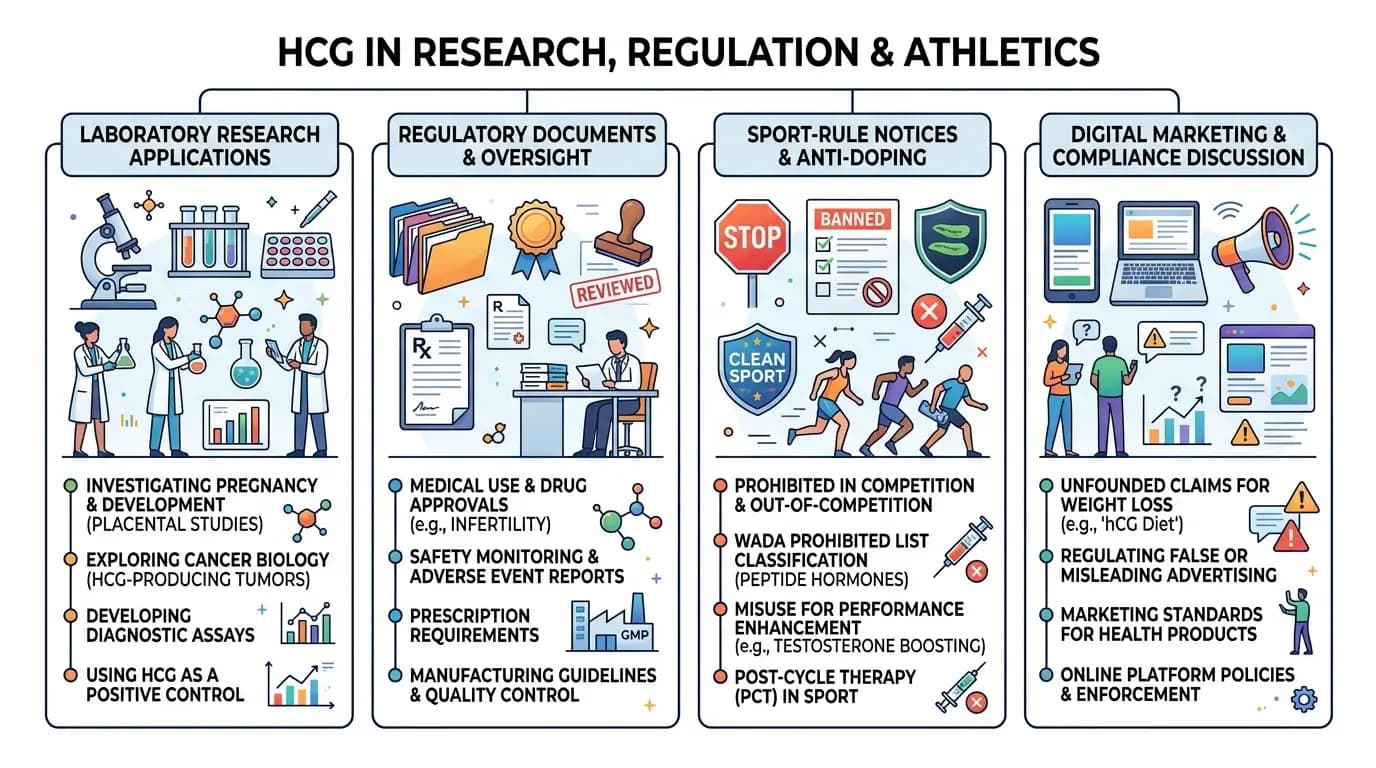 HCG Peptide Testing Formats Illustrated HCG peptide blood and urine testing formats