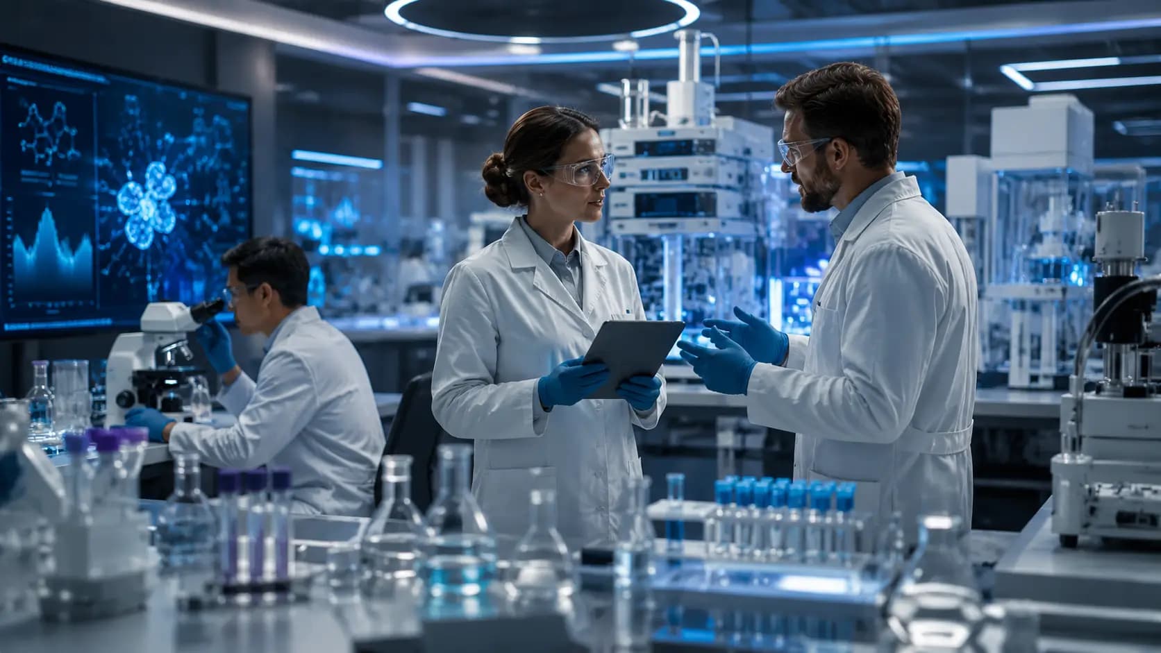 Quality Control in Peptide Purification Quality control procedures in peptide purification are being conducted. peptide purity