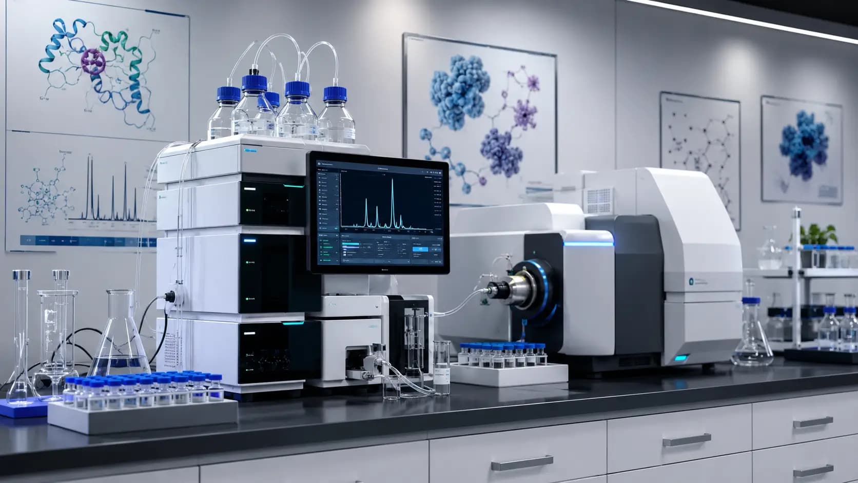 Peptide Synthesis and Environment Various peptide synthesis methods showcased with environmental conditions considered. peptide purity