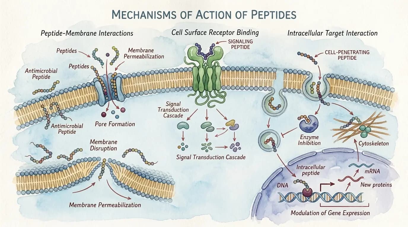 Apercu des Classifications de Peptides Differentes classifications de peptides etudiees pour la recherche en laboratoire. peptides pour la musculation